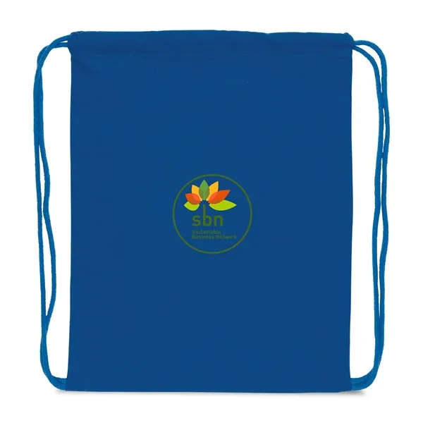 13.75"L x 17.3"H x 4"W recycled cotton drawstring backpack.... from ASI 56070 Gemline / Gemline®