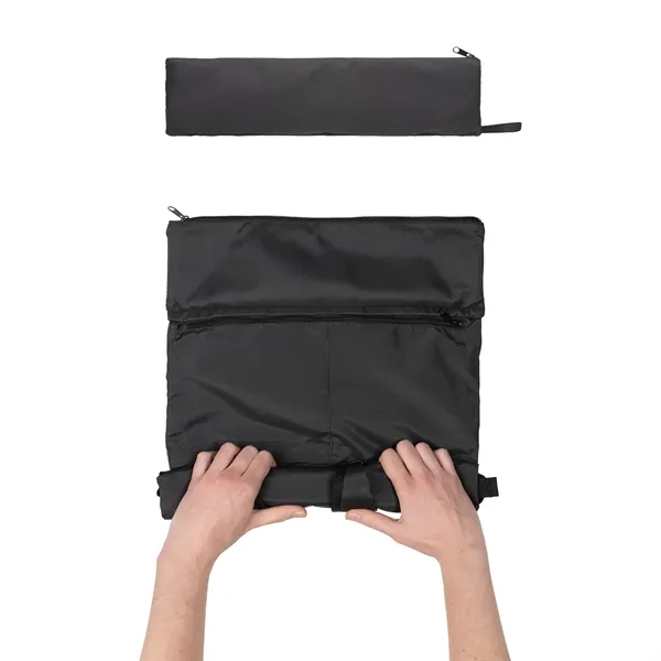 Foldable backpack with roll-up design and built-in pouch.... from ASI 56070 Gemline / Gemline®