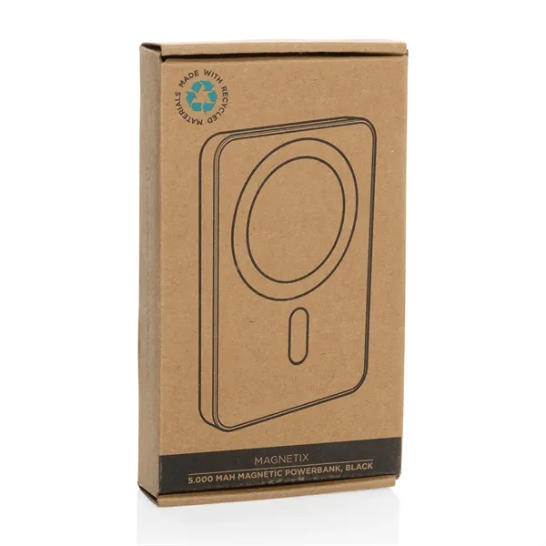 5,000 mAh pocket size powerbank with 5W magnetic wireless charger.... from ASI 56070 Gemline / Gemline®