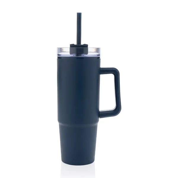30.4 oz. tumbler made of recycled plastic with handle, sipping spout... from ASI 56070 Gemline / Gemline®