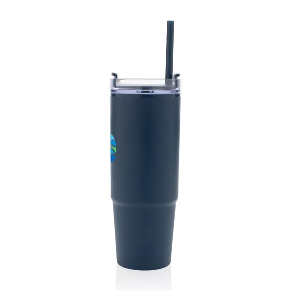 30.4 oz. tumbler made of recycled plastic with handle, sipping spout... from ASI 56070 Gemline / Gemline®
