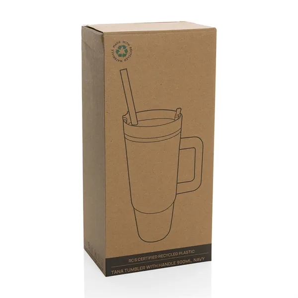 30.4 oz. tumbler made of recycled plastic with handle, sipping spout... from ASI 56070 Gemline / Gemline®