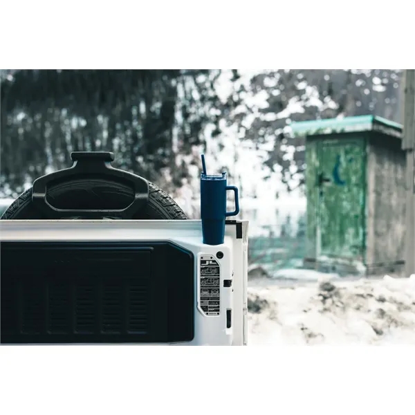 30.4 oz. tumbler made of recycled plastic with handle, sipping spout... from ASI 56070 Gemline / Gemline®