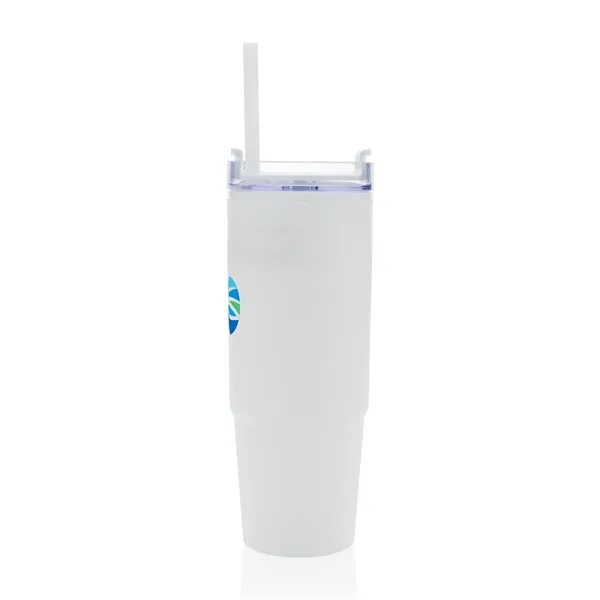 30.4 oz. tumbler made of recycled plastic with handle, sipping spout... from ASI 56070 Gemline / Gemline®