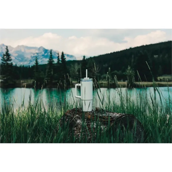 30.4 oz. tumbler made of recycled plastic with handle, sipping spout... from ASI 56070 Gemline / Gemline®