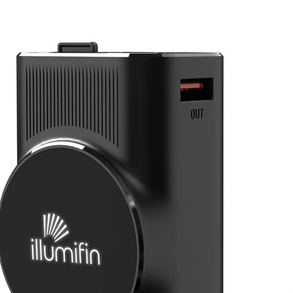 Lariat 10,000mAh Power Bank w/ Built-In Retractable Cable... from ASI 91435 Tomax USA