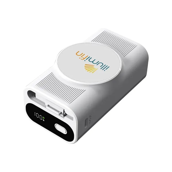 Lariat 10,000mAh Power Bank w/ Built-In Retractable Cable... from ASI 91435 Tomax USA