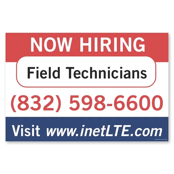 12" x 18" large car sign magnets with four color process... from ASI 68507 The Magnet Group / Magnet LLC™