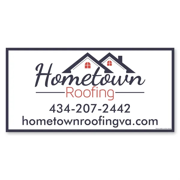 12" x 24" large car sign magnets with four color process... from ASI 68507 The Magnet Group / Magnet LLC™