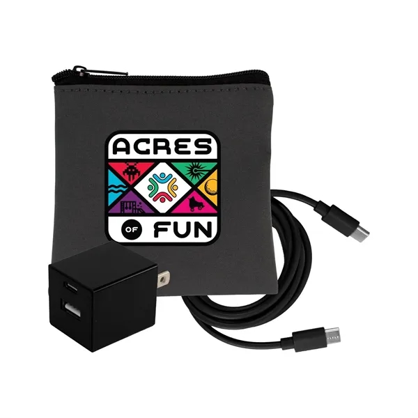 Gray Executive A+C to C Cable & Wall Set... from ASI 30208 A P Specialties / AP Specialties