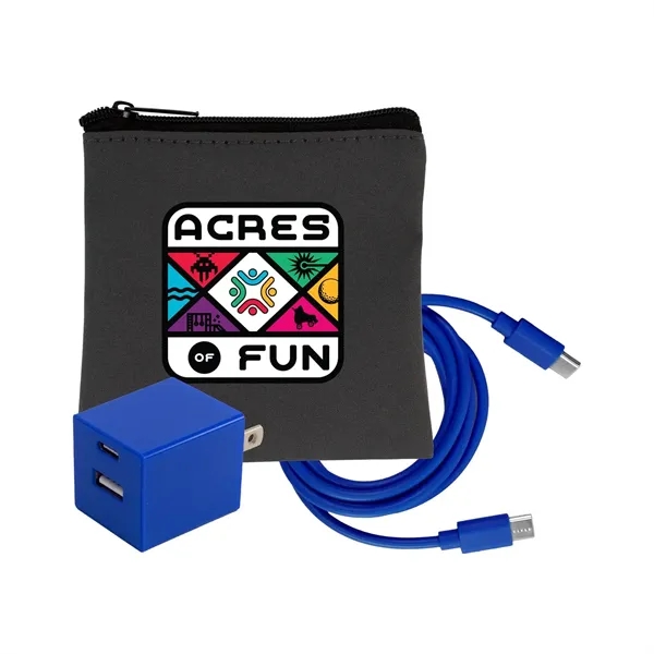 Gray Executive A+C to C Cable & Wall Set... from ASI 30208 A P Specialties / AP Specialties