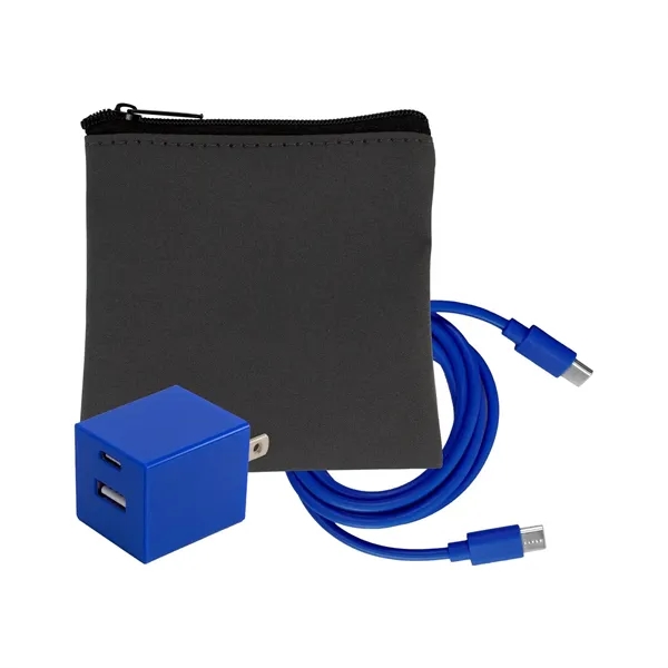 Gray Executive A+C to C Cable & Wall Set... from ASI 30208 A P Specialties / AP Specialties