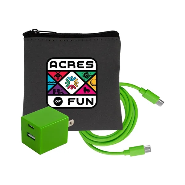 Gray Executive A+C to C Cable & Wall Set... from ASI 30208 A P Specialties / AP Specialties