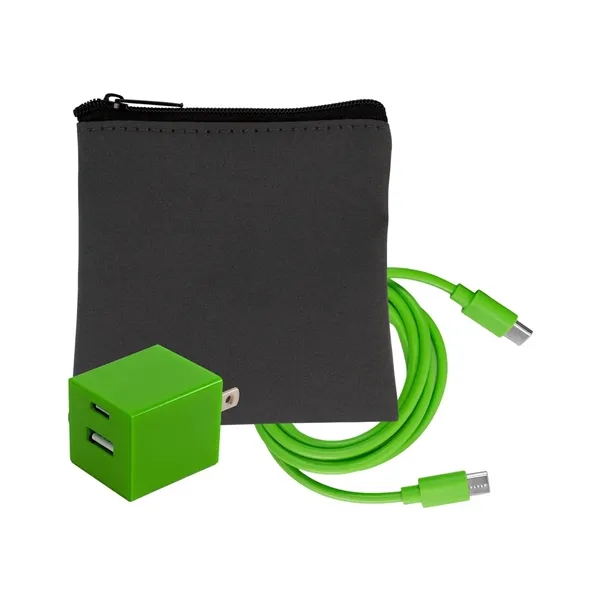 Gray Executive A+C to C Cable & Wall Set... from ASI 30208 A P Specialties / AP Specialties