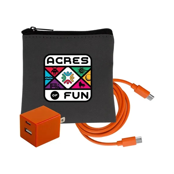 Gray Executive A+C to C Cable & Wall Set... from ASI 30208 A P Specialties / AP Specialties