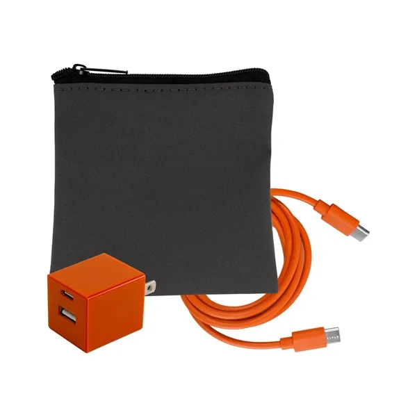 Gray Executive A+C to C Cable & Wall Set... from ASI 30208 A P Specialties / AP Specialties