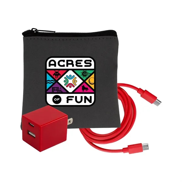 Gray Executive A+C to C Cable & Wall Set... from ASI 30208 A P Specialties / AP Specialties