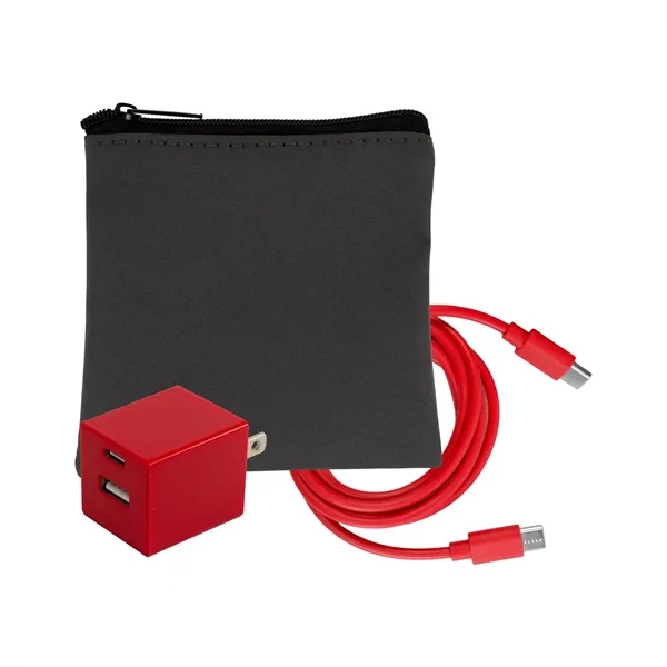 Gray Executive A+C to C Cable & Wall Set... from ASI 30208 A P Specialties / AP Specialties