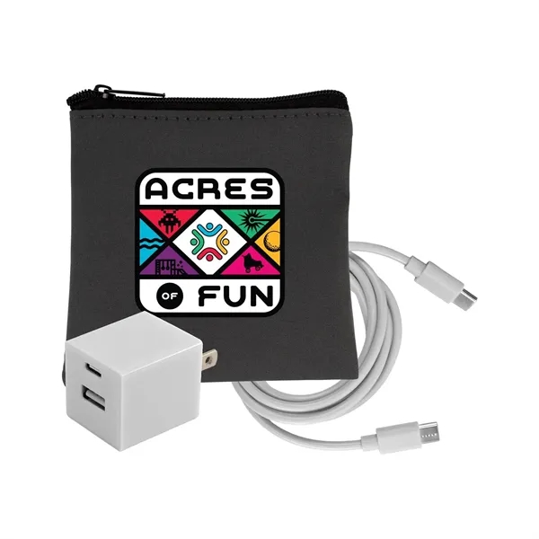 Gray Executive A+C to C Cable & Wall Set... from ASI 30208 A P Specialties / AP Specialties