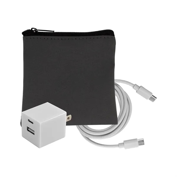 Gray Executive A+C to C Cable & Wall Set... from ASI 30208 A P Specialties / AP Specialties