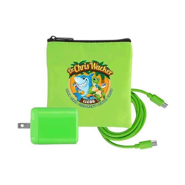 Colorful RPET Fast C to C Charging Set... from ASI 30208 A P Specialties / AP Specialties