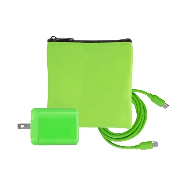 Colorful RPET Fast C to C Charging Set... from ASI 30208 A P Specialties / AP Specialties