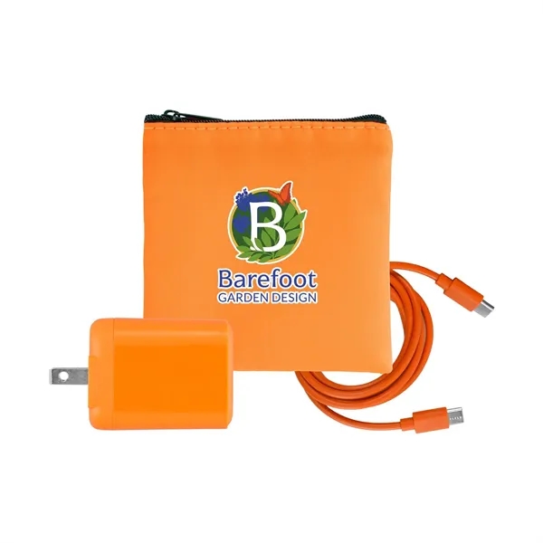 Colorful RPET Fast C to C Charging Set... from ASI 30208 A P Specialties / AP Specialties