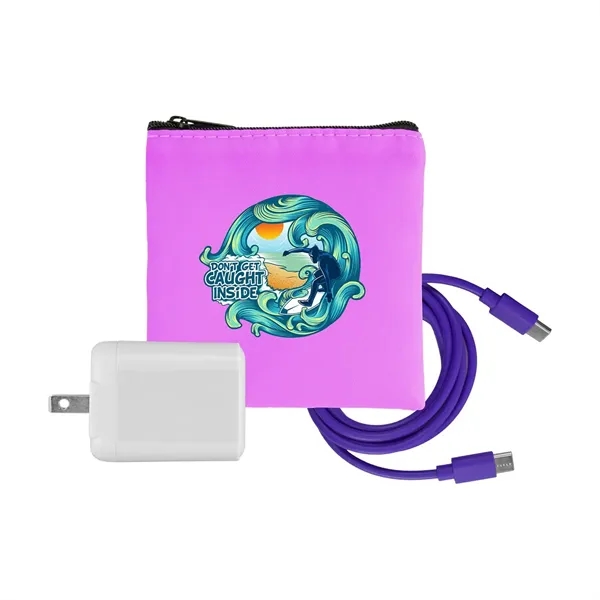 Colorful RPET Fast C to C Charging Set... from ASI 30208 A P Specialties / AP Specialties