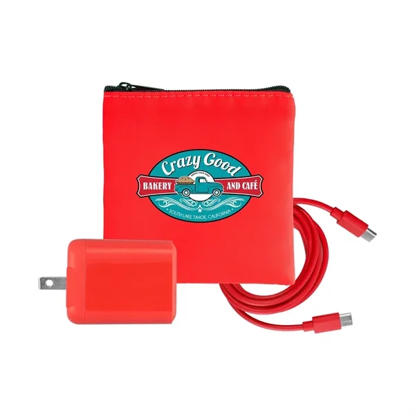 Colorful RPET Fast C to C Charging Set... from ASI 30208 A P Specialties / AP Specialties