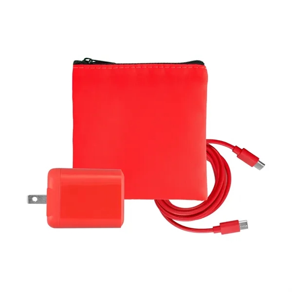 Colorful RPET Fast C to C Charging Set... from ASI 30208 A P Specialties / AP Specialties