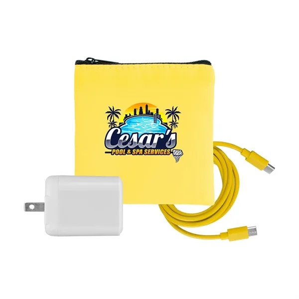 Colorful RPET Fast C to C Charging Set... from ASI 30208 A P Specialties / AP Specialties