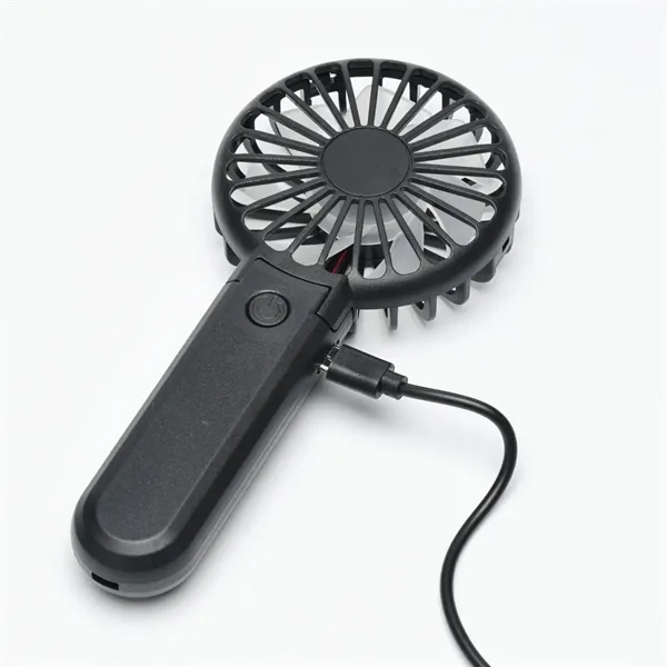 Rechargeable handheld mini fan with 3 fan speeds... from ASI 57655 STOPNGO Line