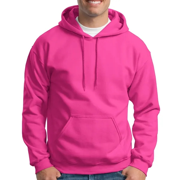 Adult hooded sweatshirt made of pre-shrunk cotton and polyester fleece knit.... from ASI 61125 Hit Promotional Products / Hit®