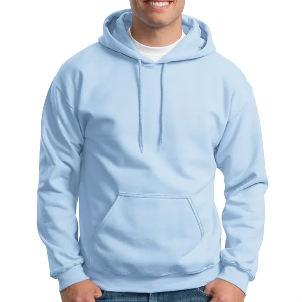 Adult hooded sweatshirt made of pre-shrunk cotton and polyester fleece knit.... from ASI 61125 Hit Promotional Products / Hit®