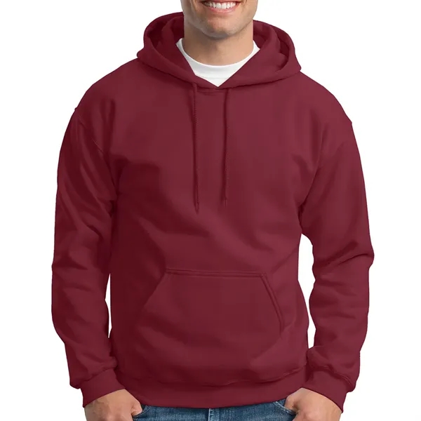 Adult hooded sweatshirt made of pre-shrunk cotton and polyester fleece knit.... from ASI 61125 Hit Promotional Products / Hit®