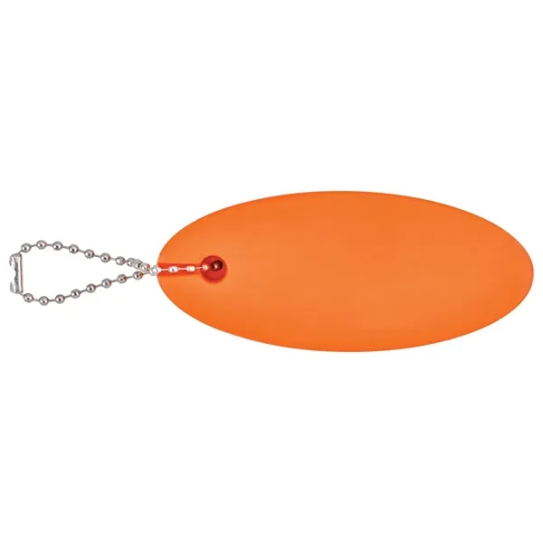 Oval shaped floating keychain made of squeezable polyurethane foam.... from ASI 57655 STOPNGO Line