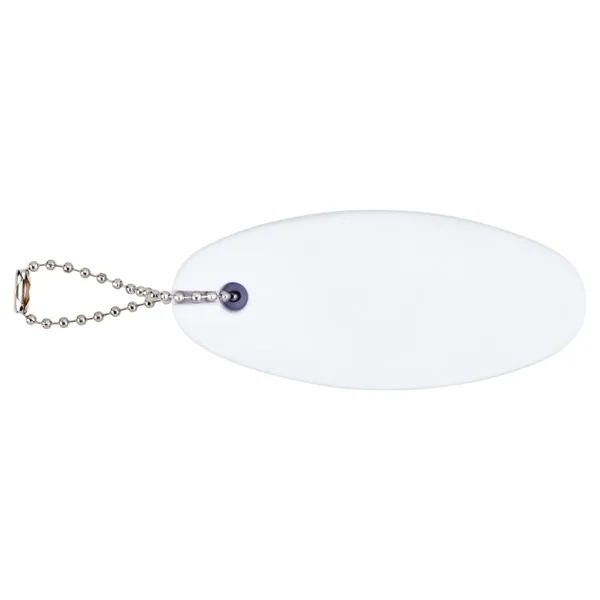 Oval shaped floating keychain made of squeezable polyurethane foam.... from ASI 57655 STOPNGO Line
