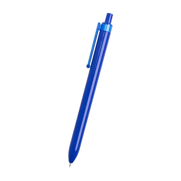 Plunger action gel ink pen made with recycled ABS.... from ASI 61125 Hit Promotional Products / Hit®