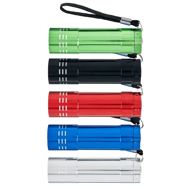 Flashlight made of aluminum with COB LED bulbs and a strap.... from ASI 57655 STOPNGO Line