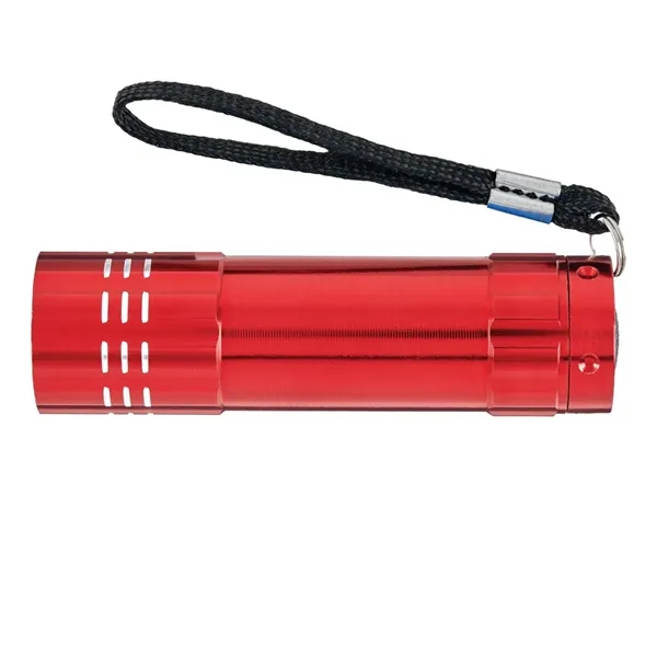 Flashlight made of aluminum with COB LED bulbs and a strap.... from ASI 57655 STOPNGO Line