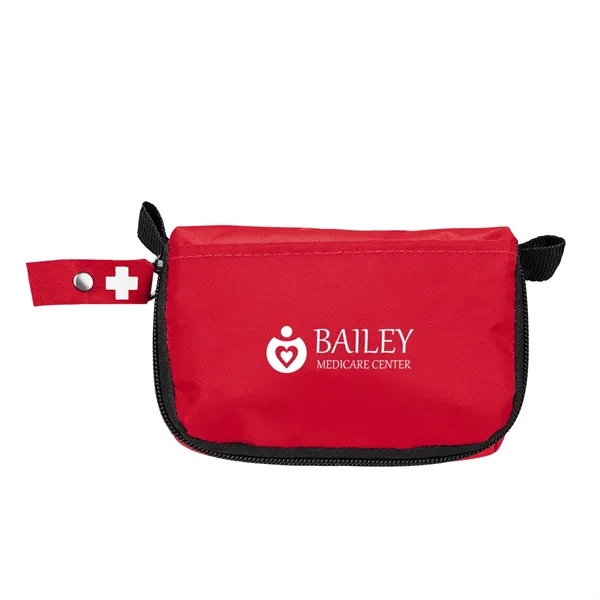 20 piece first aid kit; includes zippered pouch with belt loop.... from ASI 61125 Hit Promotional Products / Hit®