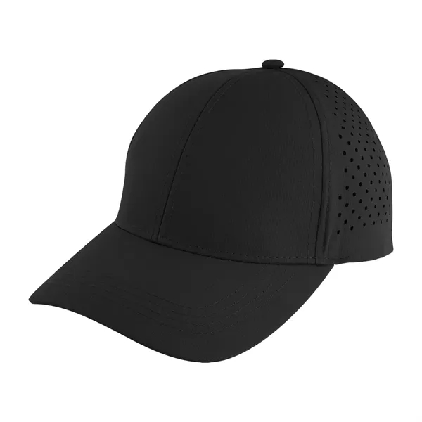 6 panel cap made from 100% rPET with perforated back panels... from ASI 61125 Hit Promotional Products / Hit®