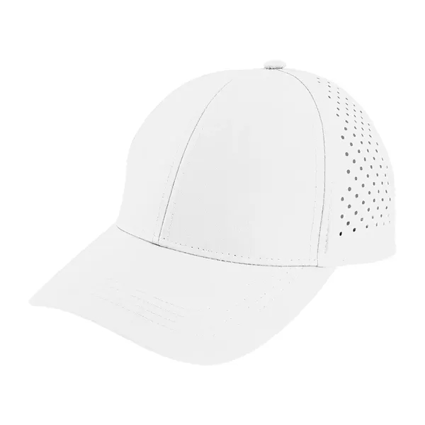 6 panel cap made from 100% rPET with perforated back panels... from ASI 61125 Hit Promotional Products / Hit®