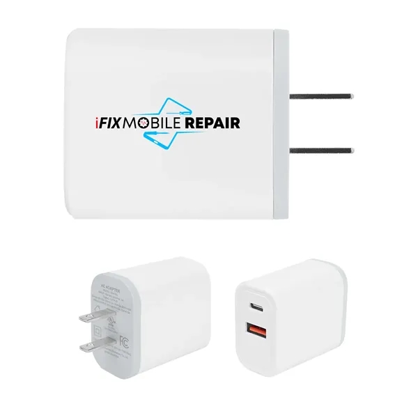 Wall adapter with 30-watt of power.... from ASI 61125 Hit Promotional Products / Hit®