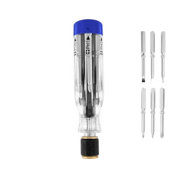 6-in-1 quick-release screwdriver.... from ASI 61125 Hit Promotional Products / Hit®