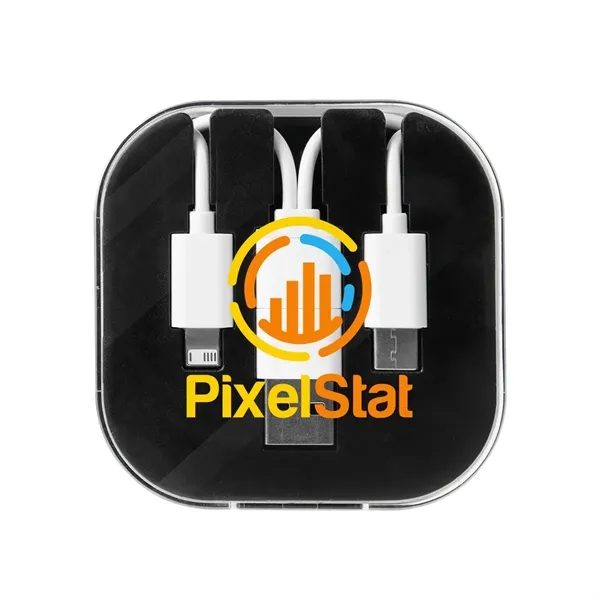 3-in-1 charging cable with phone stand.... from ASI 61125 Hit Promotional Products / Hit®