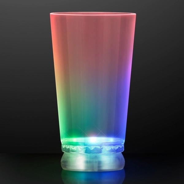 Blank or imprinted.  Pint Cup with Color Change LEDs.... from ASI 34194 ALightPromos / Alight Promotional Products