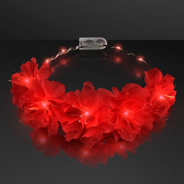 LED Flower Halo Crown, One Size Fits All. No Imprint, Blank... from ASI 34194 ALightPromos / Alight Promotional Products