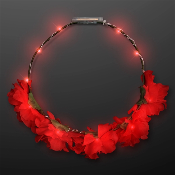 LED Flower Halo Crown, One Size Fits All. No Imprint, Blank... from ASI 34194 ALightPromos / Alight Promotional Products