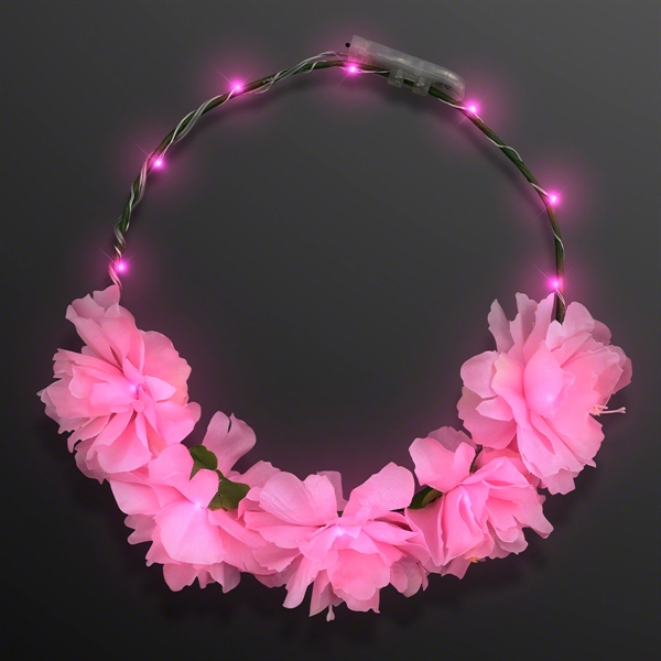 LED Flower Halo Crown, One Size Fits All. No Imprint, Blank... from ASI 34194 ALightPromos / Alight Promotional Products